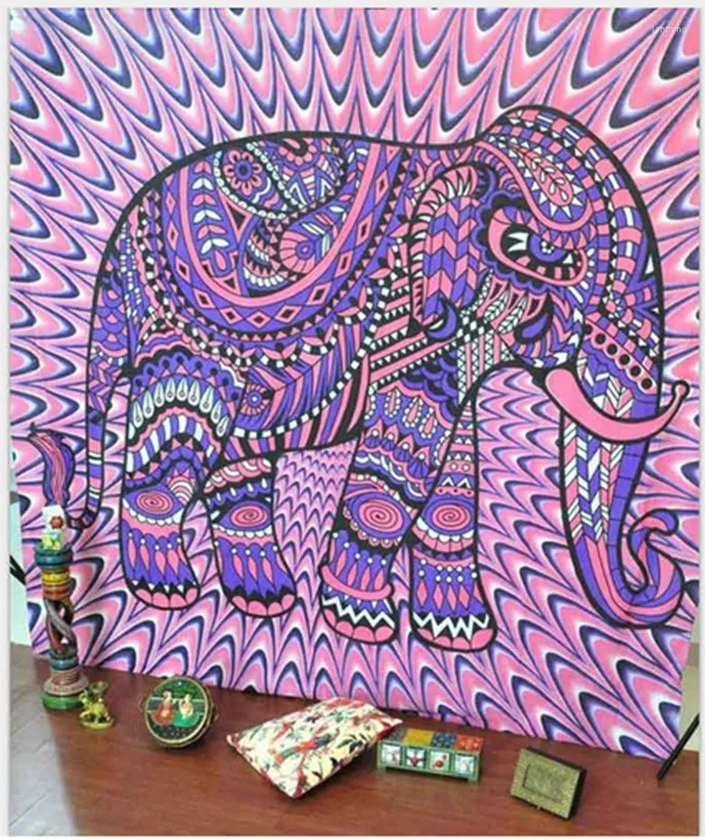 Dekens Mandala Tapestry 210cm polyester wand olifant gooi yoga mat woning decor tapijt toalla mandalas playa deken