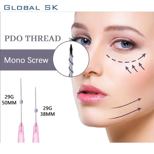 عناصر الجمال PDO Thread Lift Korea Mono Cog Lifting 30g 29g 25mm 18g