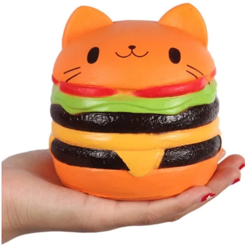 Cute Fashion Kawaii Jumbo Squishy Panda Hamburger Fruit Animal Unicorn Deer  Squishies Slow Rising Squishy Squeeze Toy Anti Stress Toys Gift Reliever