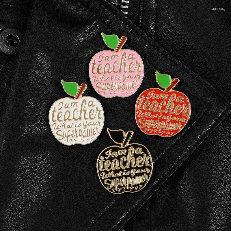 Brooches Teacher Enamel Pin Gifts Idea Great As Appreciation Gift For On National Teachers Day Lapel Badges Jewelry