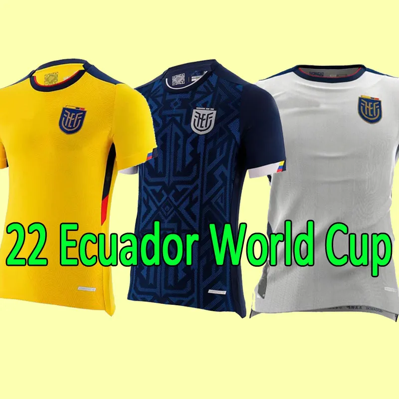 22 23 Ecuador Copa America Soccer Jersey Home Pervis 2022 2023 Ywllow