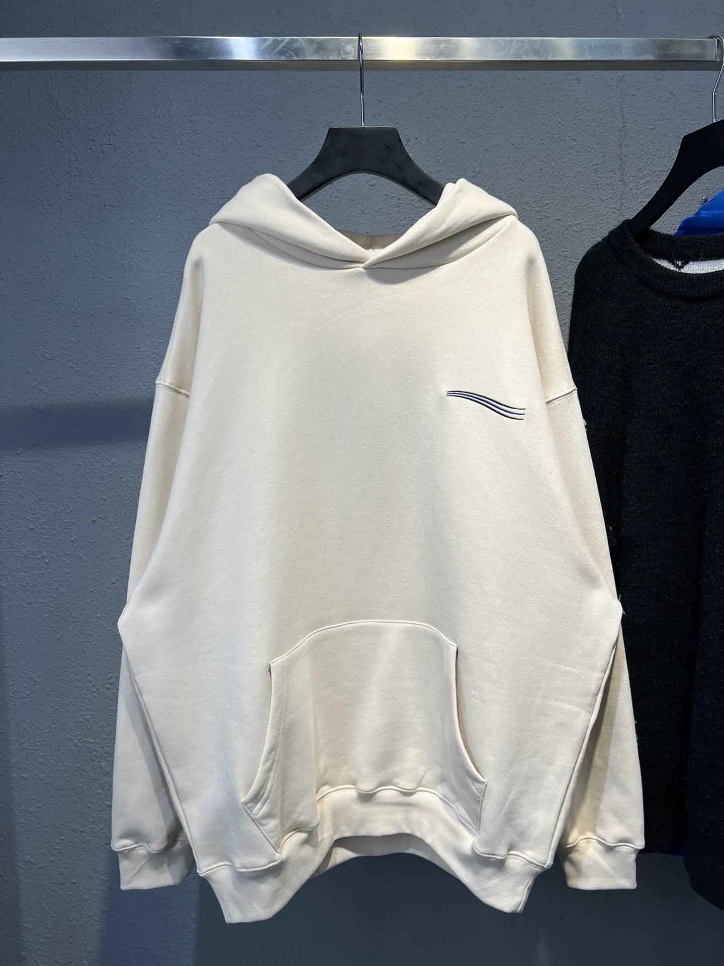 Erkekler artı beden hoodies sweatshirtler yuvarlak boyun işlemeli ve baskılı kutup tarzı yaz aşınması sokak saf pamuklu r1ee