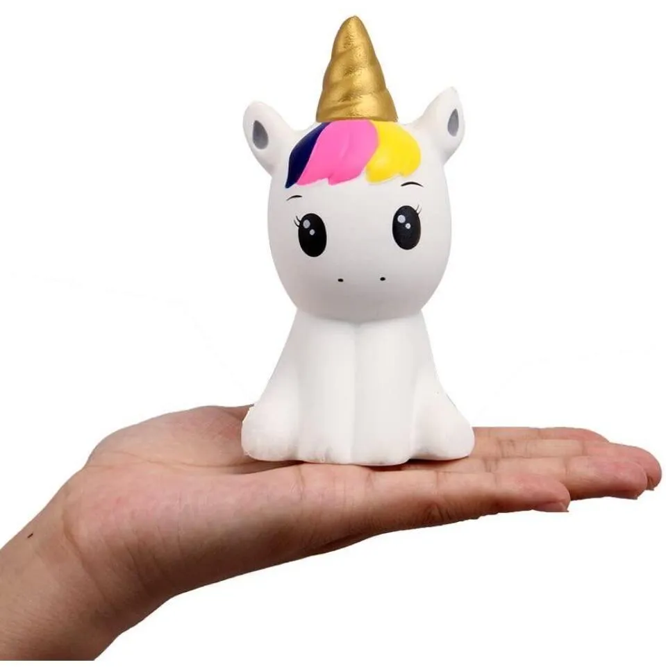 Cute Fashion Kawaii Jumbo Squishy Panda Hamburger Fruit Animal Unicorn Deer  Squishies Slow Rising Squishy Squeeze Toy Anti Stress Toys Gift Reliever