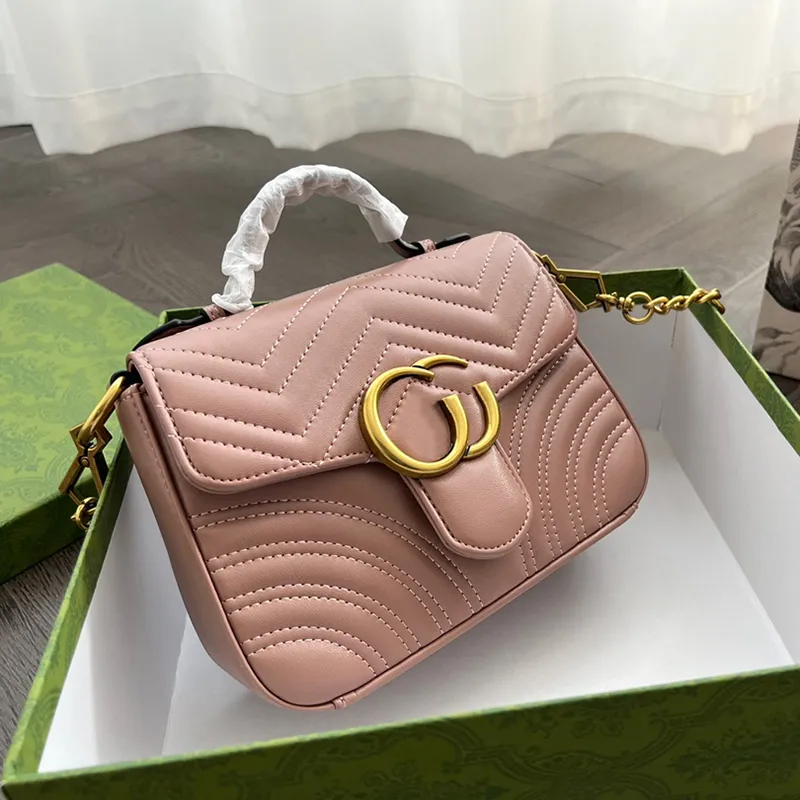 Bolsas de mão de designer Marmont para mulheres Moda Bolsas de compras de luxo Bolsas de compras de marca Bolsas masculinas Bolsas de ombro cruzadas 2209232D