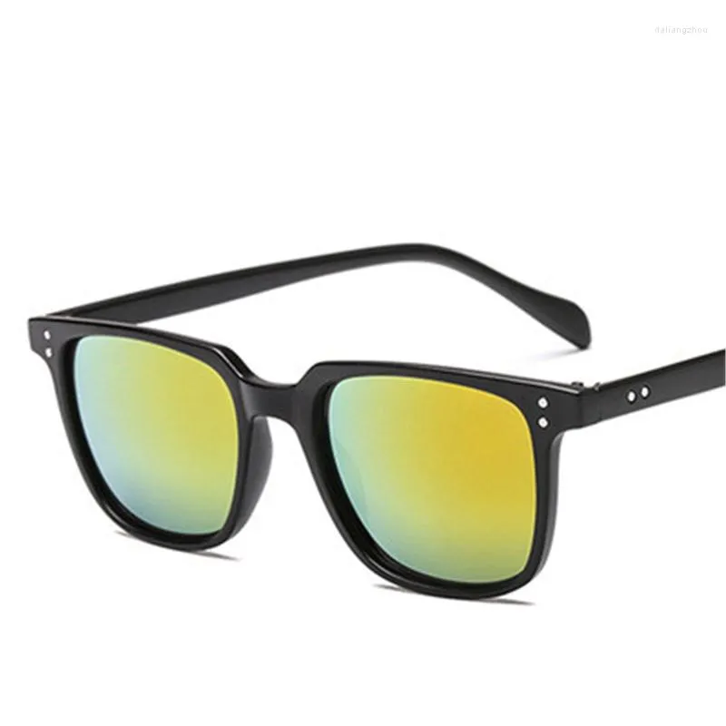 Sunglasses 2022 Fashion Design Square Driving Sun Glasses Mirror Shades Eyewear UV400
