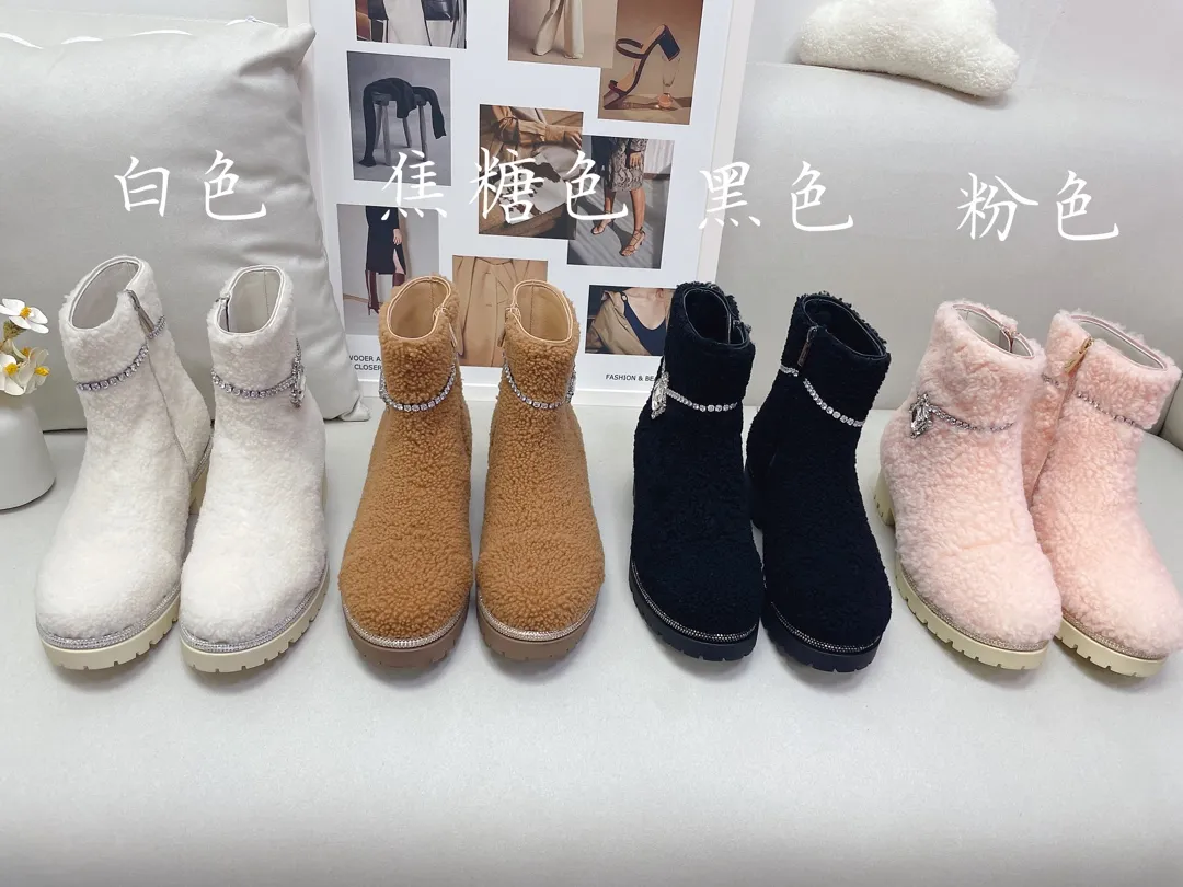 Generisch Bottines Pour Femme - Élégantes - En Daim - Pointues - Style