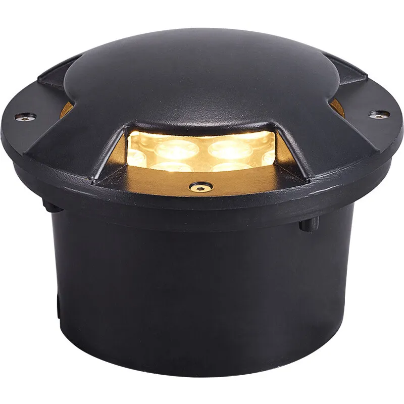 Lumière LED étanche jardin souterrain 3W 6W 12W 18W IP67 extérieur enterré chemin de jardin Spot encastré éclairage souterrain 110V 220V DC12V