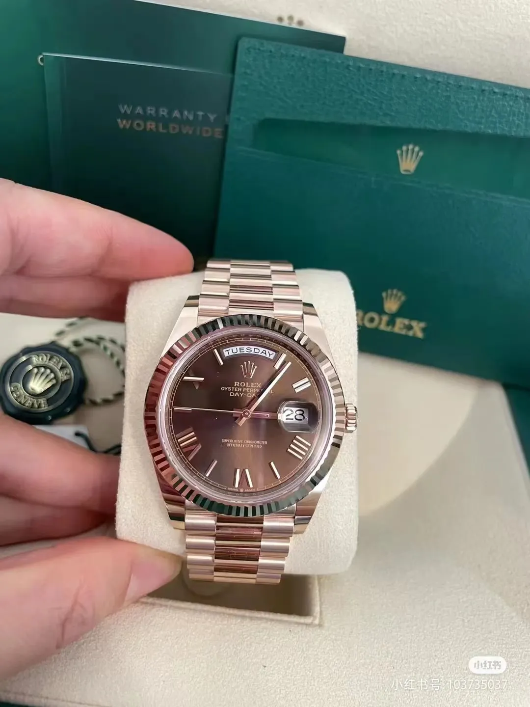 Rolex Day Date M228235 0002 40MM Normal Quality Waterproof Sapphire