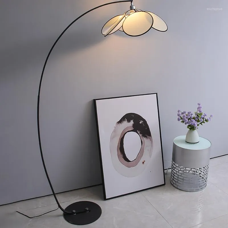 Lâmpadas de piso modernas lâmpadas minimalistas da sala viva quarto estético sofá stand arco lampara de pie regulável intensidad móveis