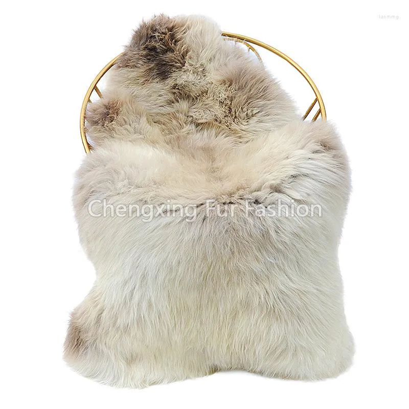 Couvertures CX-D-151C Curly Furry Tapis de mouton chaud ￩pais pour le salon Real mouton