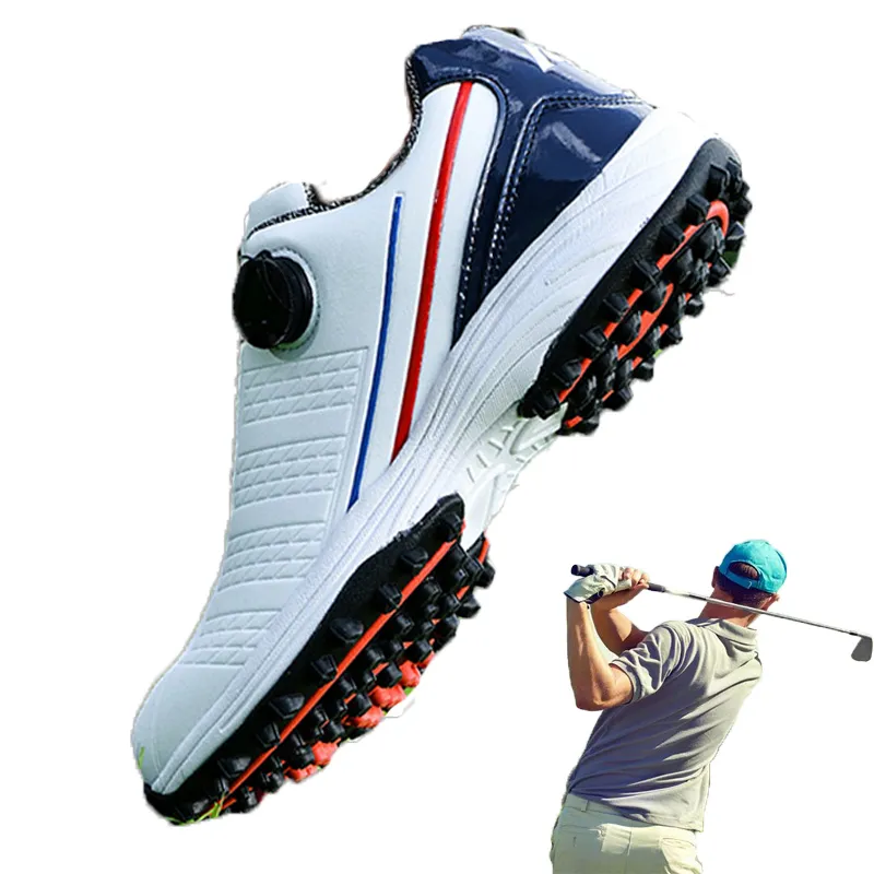 Vestido sapatos de golfe impermeabilizados tênis confortáveis ​​tamanho 39-45 calçados a pé anti-deslize atlético 220922