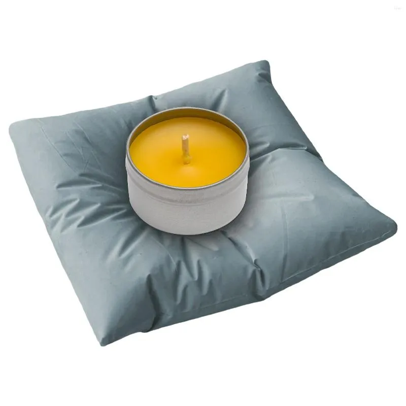 Candle Holders Holder Centerpiece Unique Pillow Shape Resin Stand Decorative Jewelry Storage Tray Home
