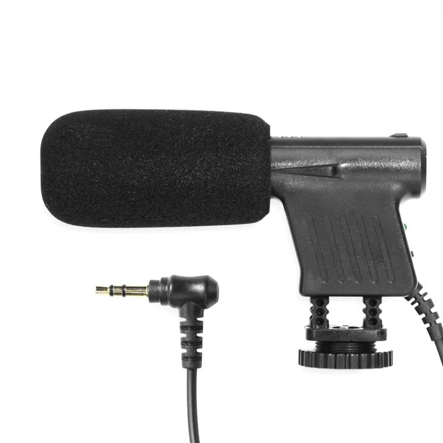 Mobile Phone SLR Condenser Microphone Hot Shoe Camera Vlog Mic Recording Professional Photography Flashlight Microphone