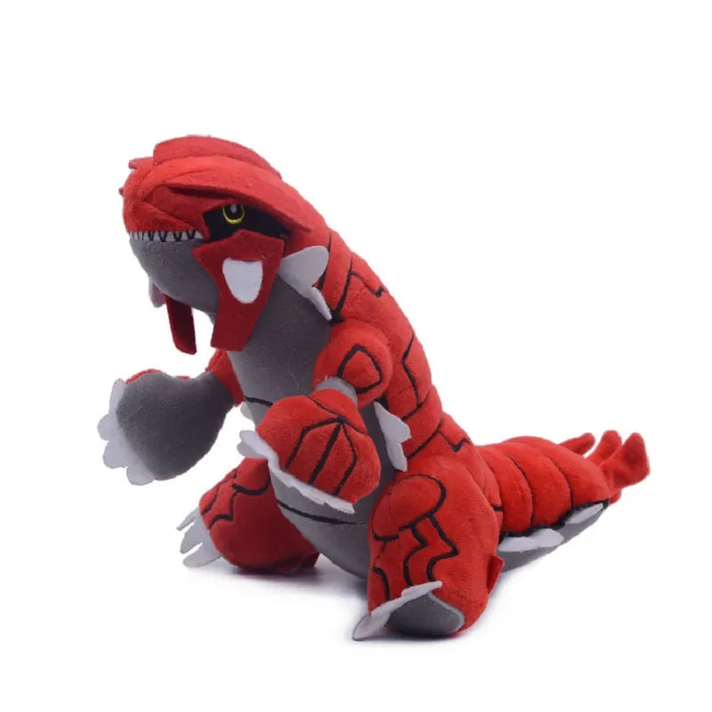 Regalo di compleanno per bambini della bambola periferica del video del fumetto del giocattolo della peluche del dinosauro rosso da 12 pollici 30cm all'ingrosso della fabbrica