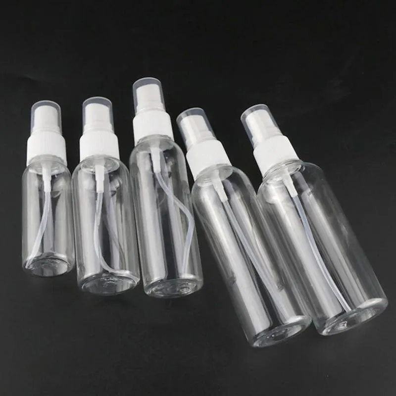 PET klare leere kosmetische Sprühflasche nachfüllbare Probenparfümflaschen 10 ml 30 ml 50 ml 60 ml 80 ml 100 ml 120 ml 150 ml