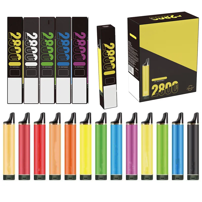 Puff 2800 Disposable Vape Pod Vape Disposables Vapes OEM ODM E