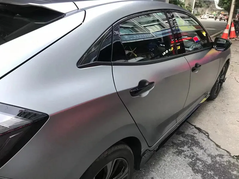 Highest Quality Gunmetal Matte Metallic Grey Anthracite Vinyl Car Wrap ...