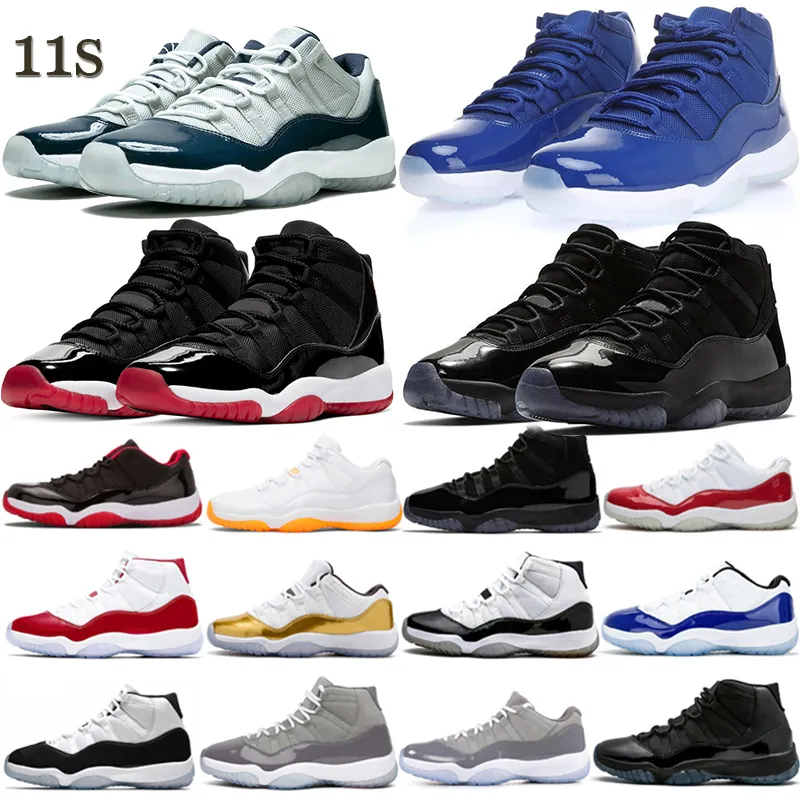 Basketball Shoes Woman Sneakers Mens Trainers High Royal Rose Gold Retro Low Georgetown Gamma Blue Cool Grey 11 11S 25Th Anniversary 36-47