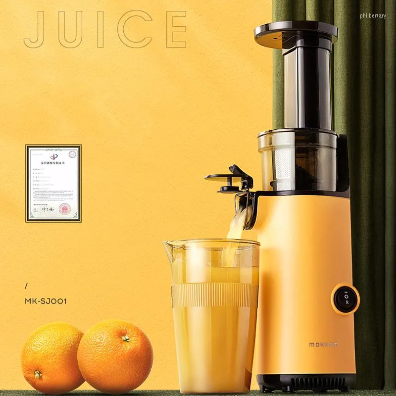 Exprimidores eléctricos exprimidor de jugo crudo lento licuadora portátil de frutas y verduras naranja Mini sin filtrado