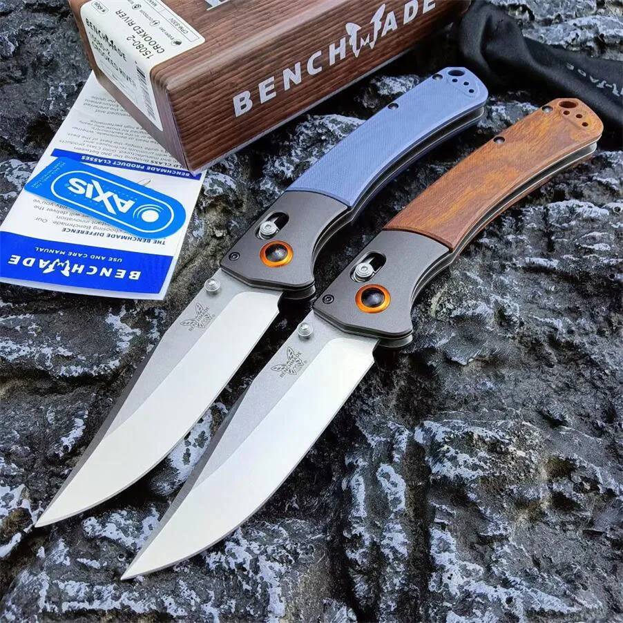 Benchmade BM15080/15080 Crooked River Bugout AXIS Folding Knife 4.00