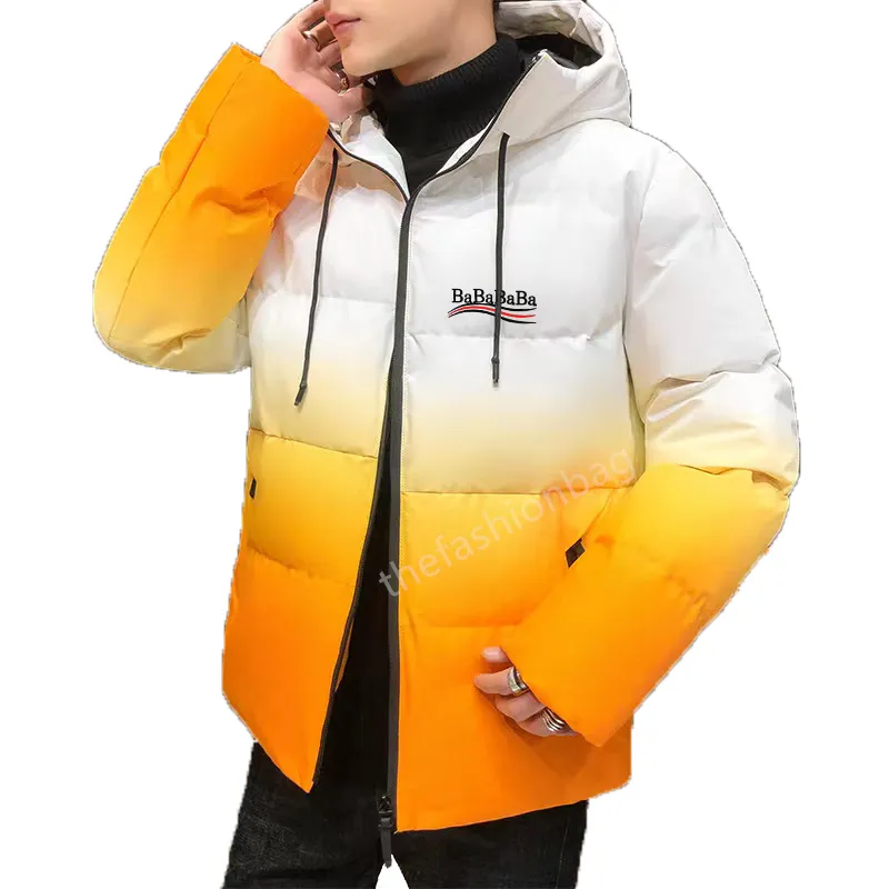 Mens Jackets Fashion Parkas Down Coatjacket Casual Wind Breaker Warm Top Zipper Dikke Outderwear Coat M-5XL
