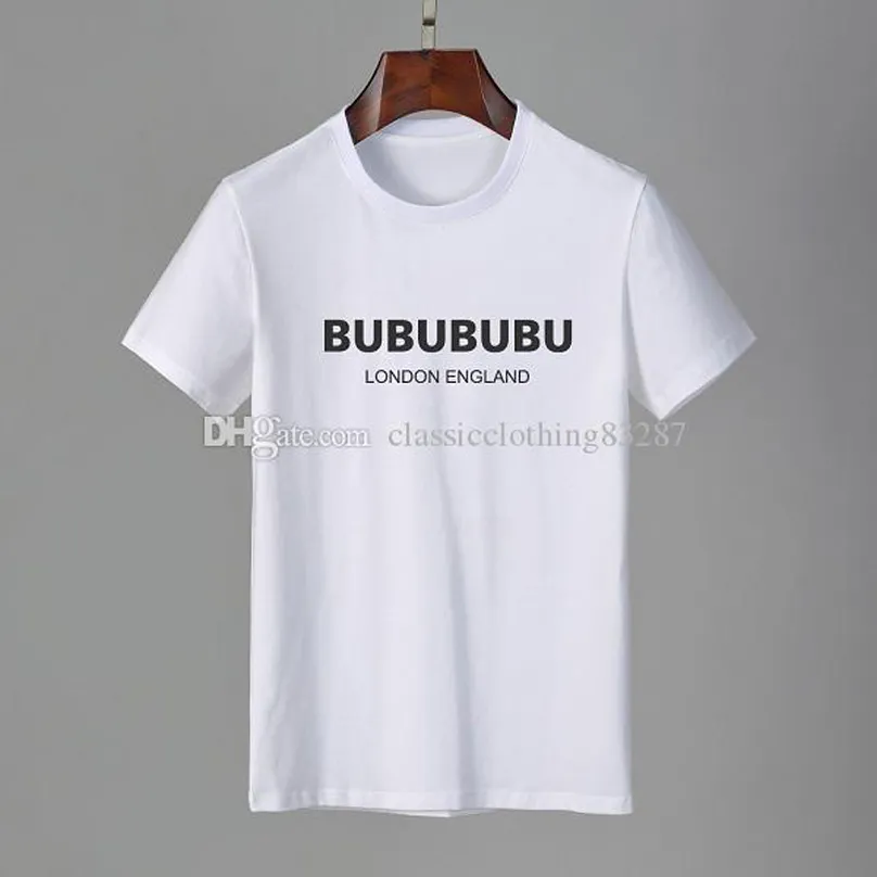 Berühmtes T-Shirt Herren Hochwertiges T-Shirt Briefdruck Rundhals Kurzarm Schwarz Weiß Mode Männer Frauen T-Shirts