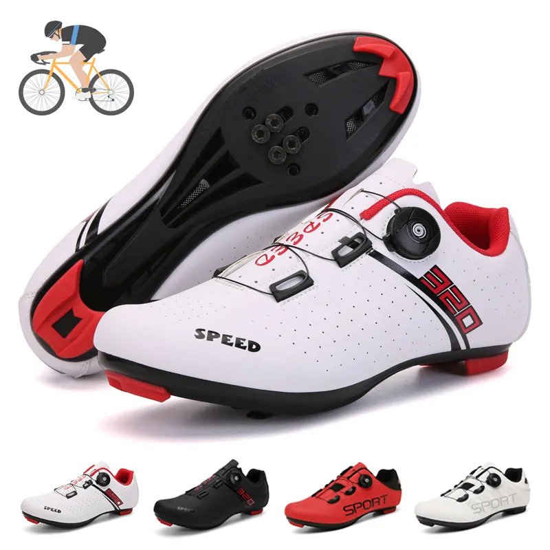 Safety Shoes Cycling Mtb Road Bike Boots Cleats Shoe Non-slip Men Mountain Bicycle Flat Sneakers SPD Racing Speed Footwear 220922