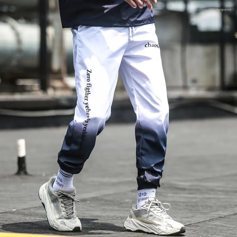 Pantaloni da uomo Pantaloni da uomo 2022 da uomo Pantaloni sfumati Sudore Streetwear Pantaloni sportivi da ballo Pantaloni casual con coulisse Abbigliamento hip-hop