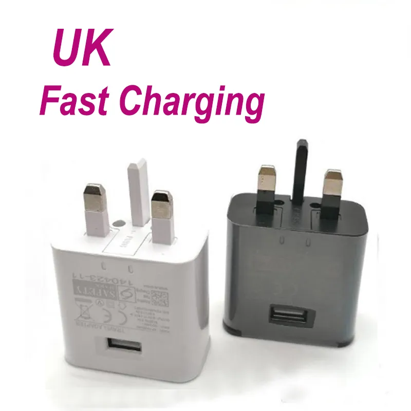 OEM Good Qualitys UK Adaptive Fast Charger 5V 2A USB Wall Quick Charger Ring Power Adapter Plug