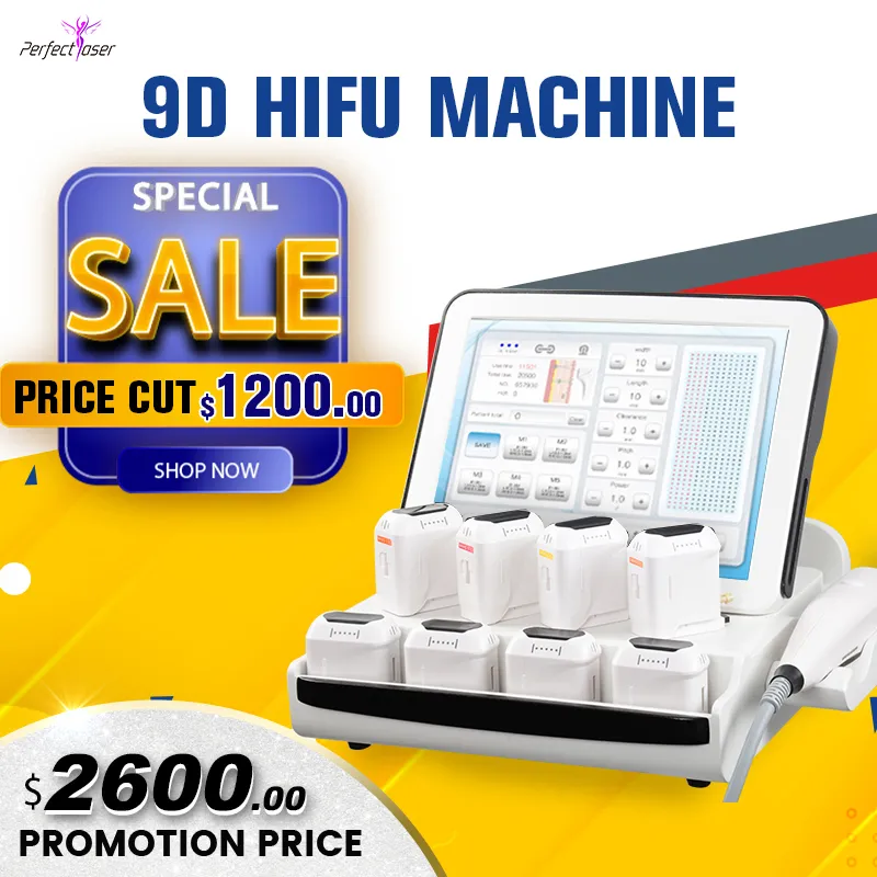 Other Beauty Equipment 9D hifu face lifting and body slimming ultrasound machine for therapy 3D HIFU portable skin lift