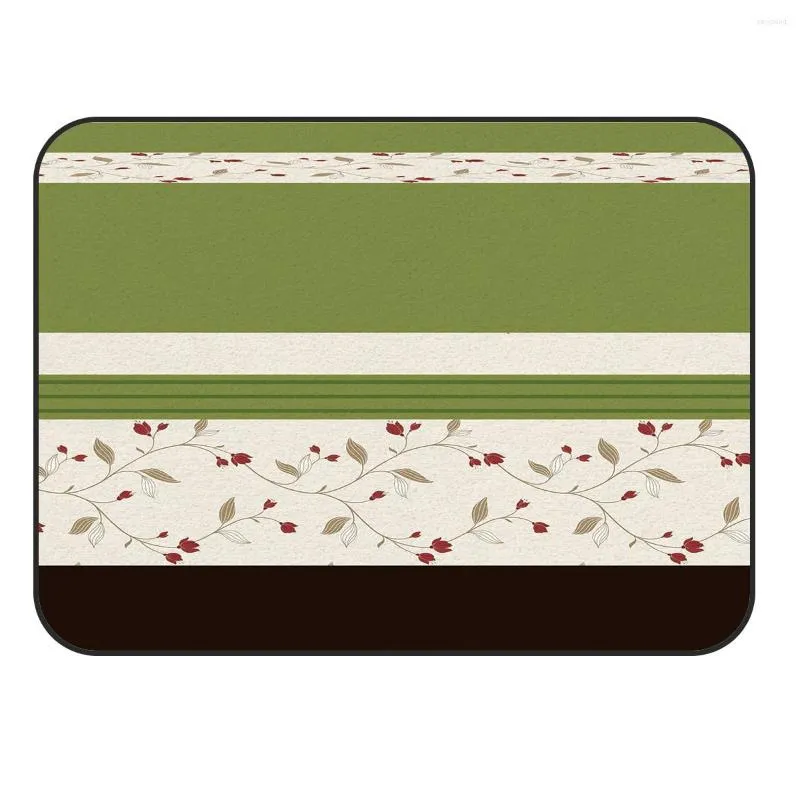 Carpets CHARMHOME Soft Carpet Anti-slip Rug Vintage Flower Green For Living Room Bedroom Mat Home Decoration Accessories