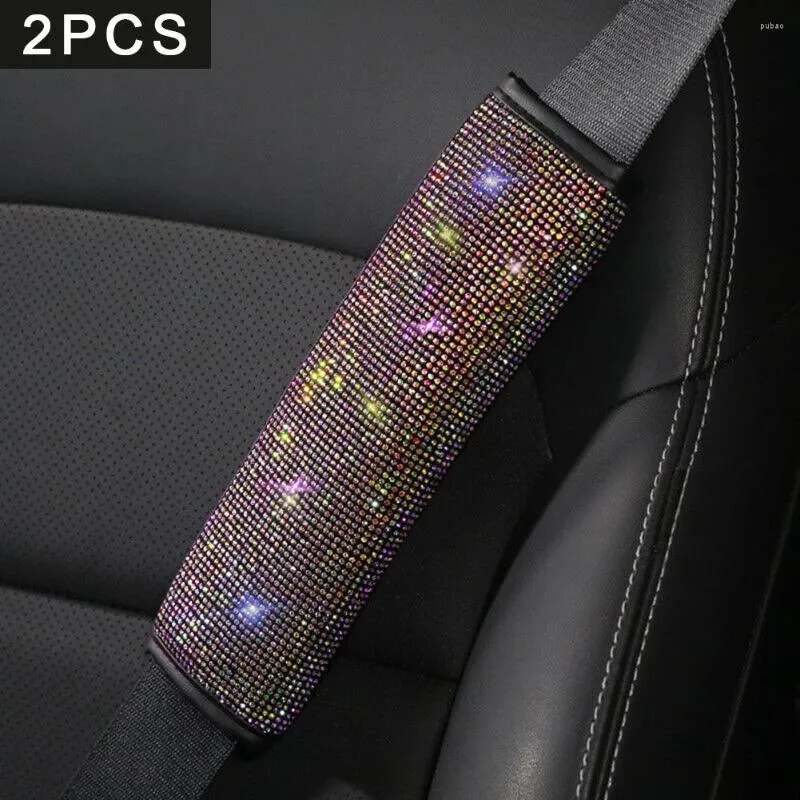 Steering Wheel Covers Luxury Car Cover Accessories Decor Handbrake Shiny Sparkle