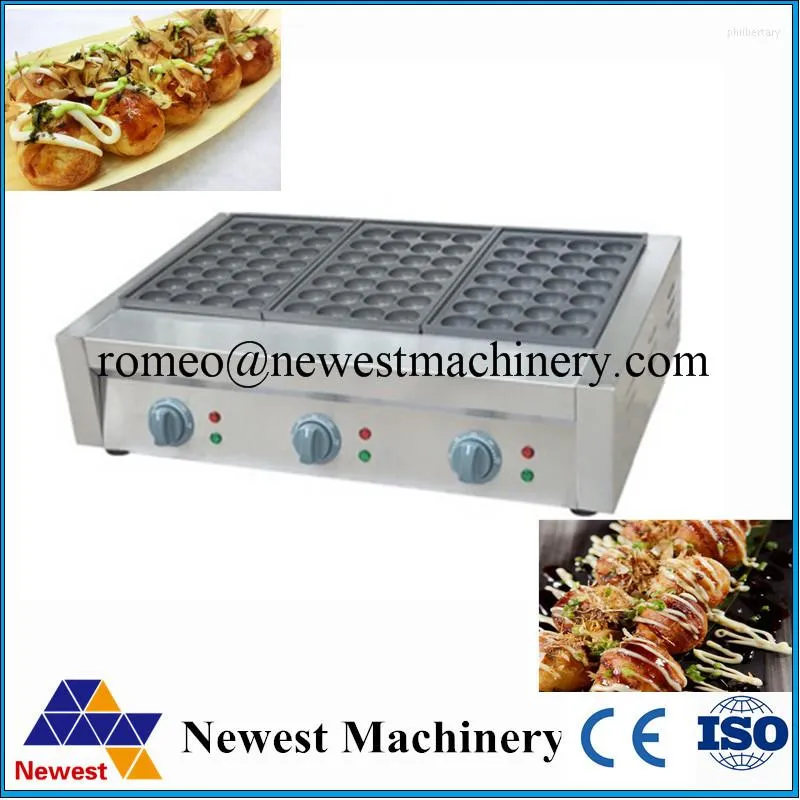 Producenci chleba Takoyaki Maszyna 3 Talerz Sprzedaż elektryczna piłka rybna z 220 V TRZY MISS TRZE