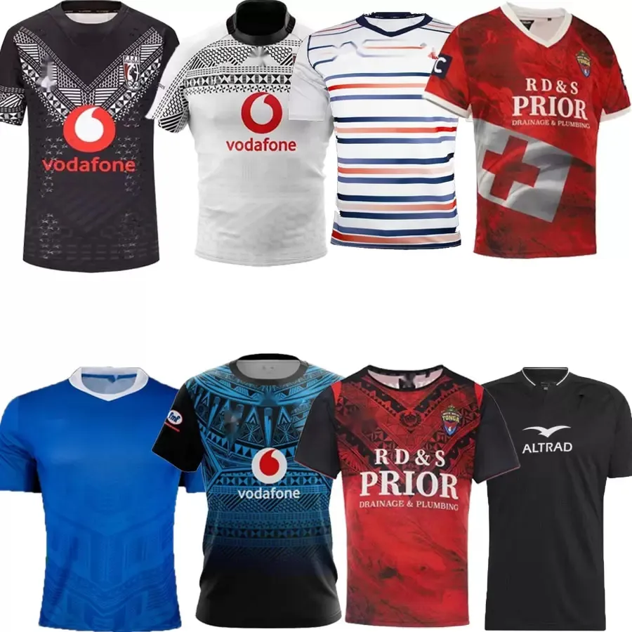 2022 2023 Alle Super Rugby Jerseys 22 23 Nieuw Fiji Tonga USA Samoa Zeeland Wit blauw Zwart jersey shirt S-5XL