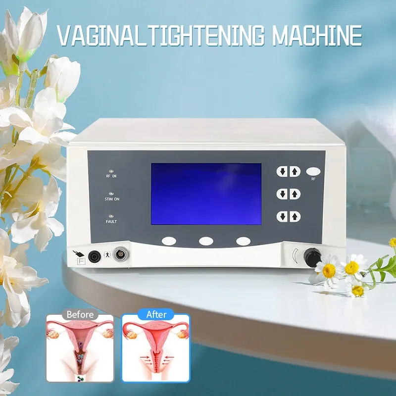 Equipamento de RF de aperto de vagina Rejuvenescimento Use antienvelhecimento pós-parto Cuidado de RF RF Machine Beauty Salon Não Invasivo