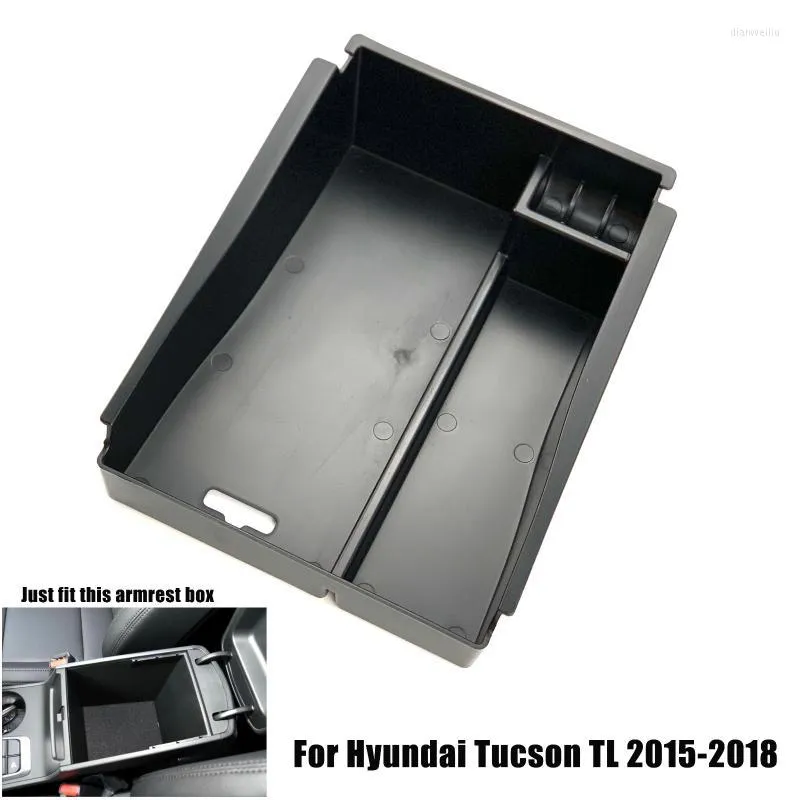 Car Organizer Automobile Armrest Storage Box For Tucson TL 2022-2022 Center Console Container Accessories
