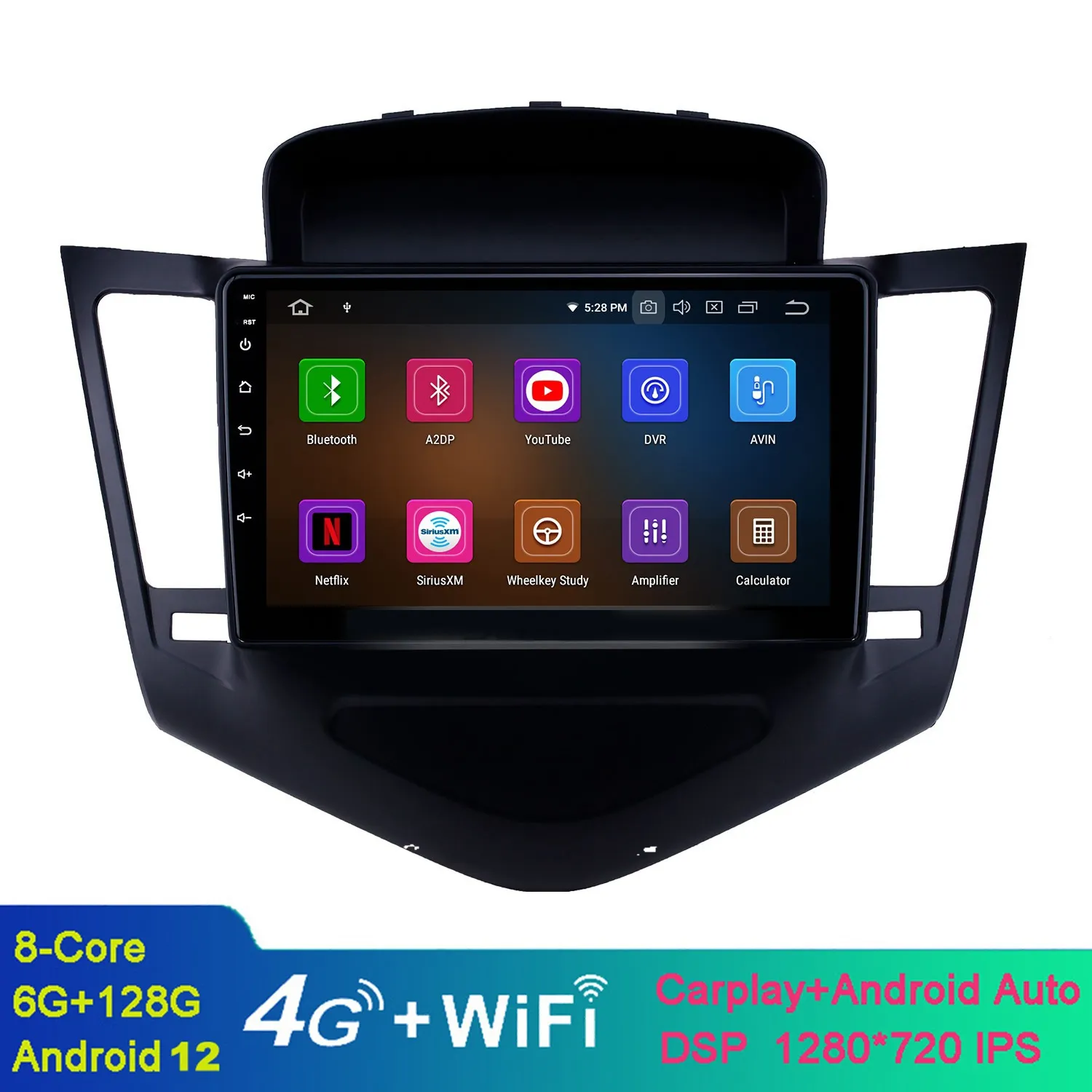 9 인치 안드로이드 자동차 비디오 GPS 내비게이션 시스템 2013-2015 Wi-Fi Bluetooth 음악 USB FM 지원 SWC와 함께 Chevy Chevrolet Cruze