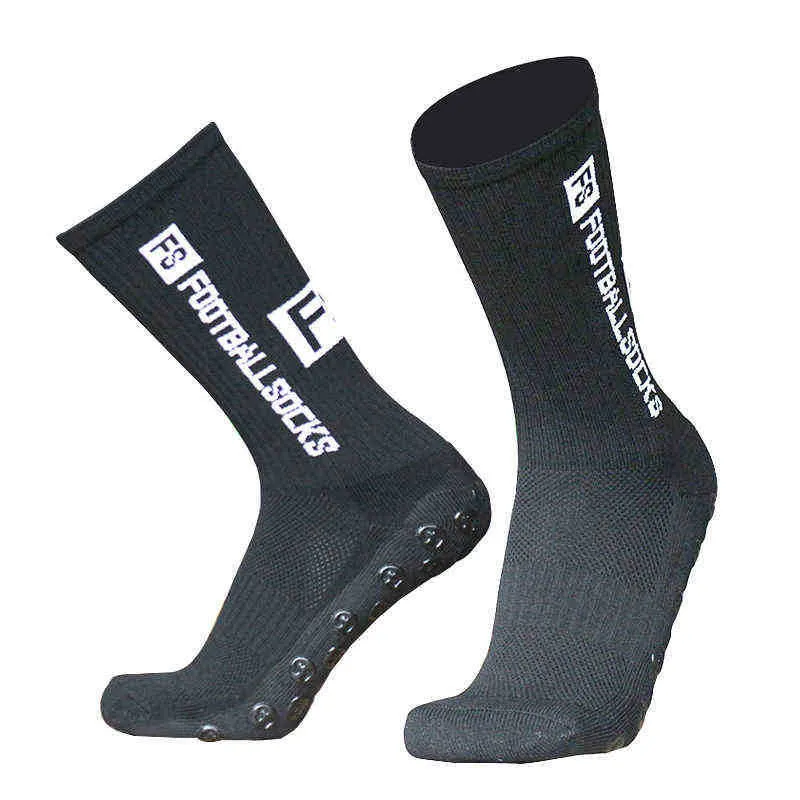 Мужские носки New Sty Football Nops круглый силиконовый всасывающий кубок Anti Slip Soccer Socks Sports Men Women Baseball Rugby 0922876