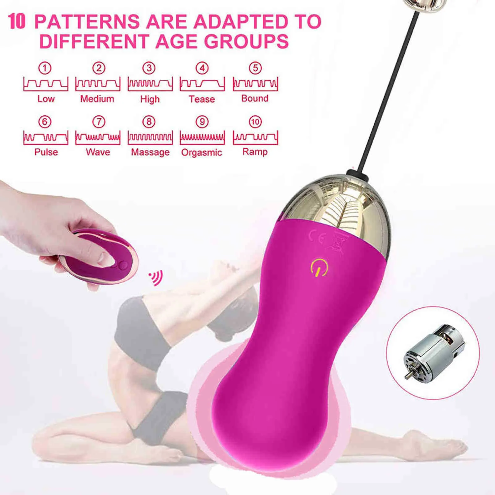 nxy sex eggs draadloze afstandsbedineing elektrische massager mini waterbestendig usb oplaadbare siliconen massager vagina ballen speeltjes voor vrouw 1110
