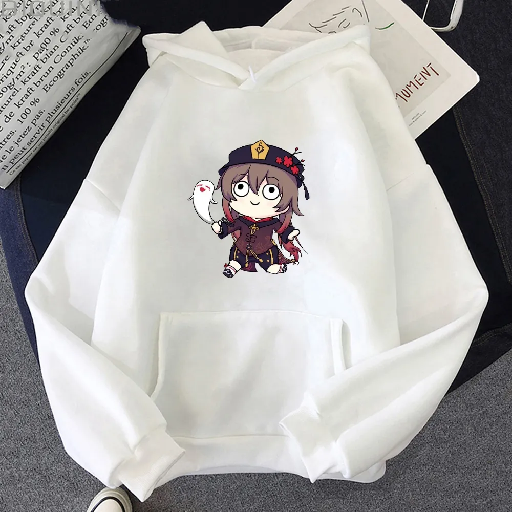 Genshin Impact Hoodie Hu Tao Kawaii Одежда