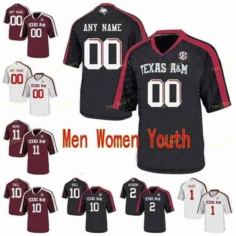 NCAA College Jerseys Texas Am Aggies 17 Ryan Tannehill 2 Jhamon Ausbon 2 SJ Hnny Manziel 9 Ricky Seals-Sj Nes Football personnalisé