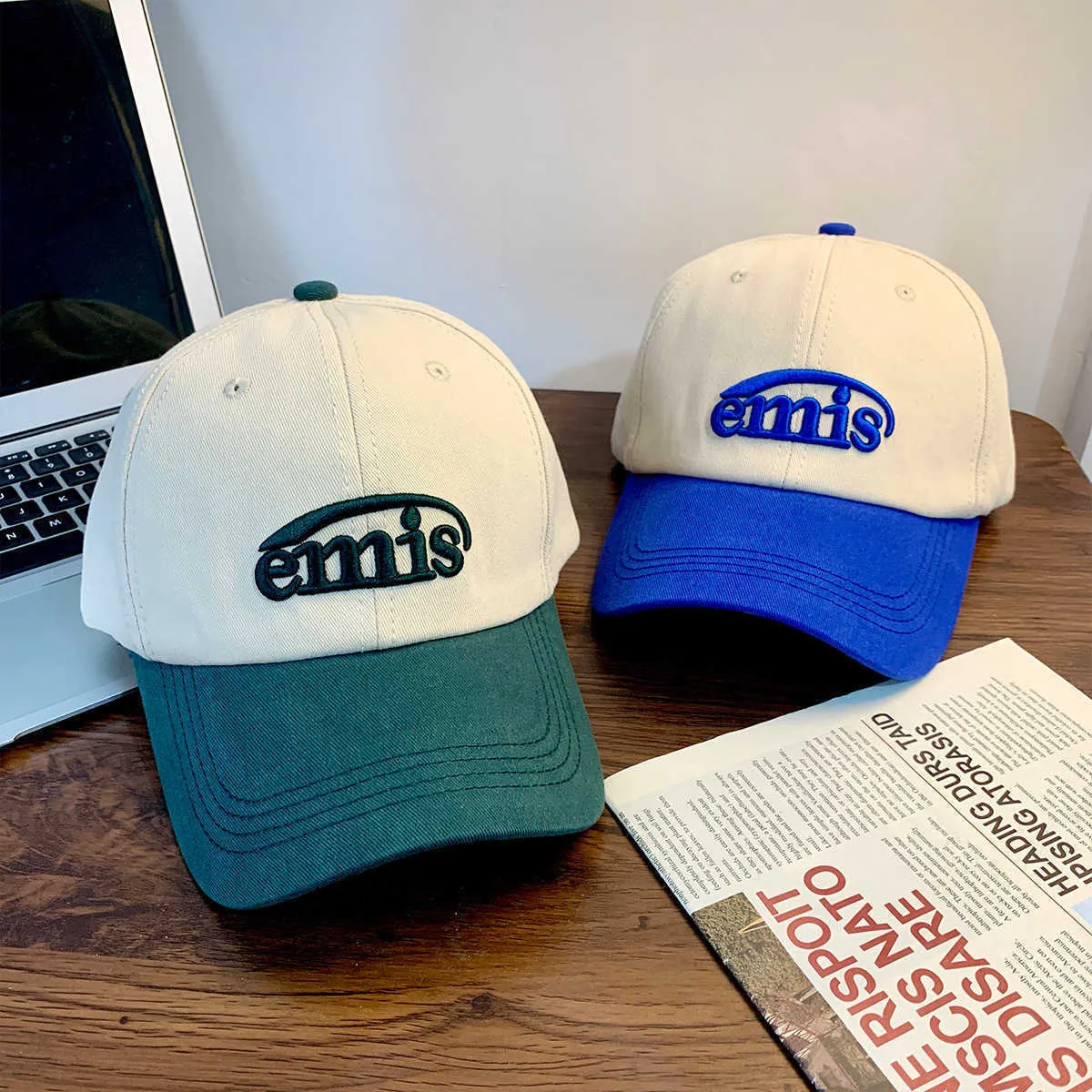 Korean Fashion EMIS Neutral Baseball Cap For Men And Women