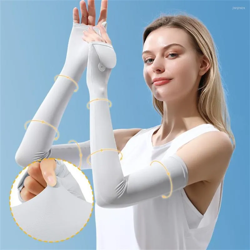 Podkładki kolanowe 1 para lodowego jedwabnego rękawu krem ​​do krusze rękawy ramię ramię
