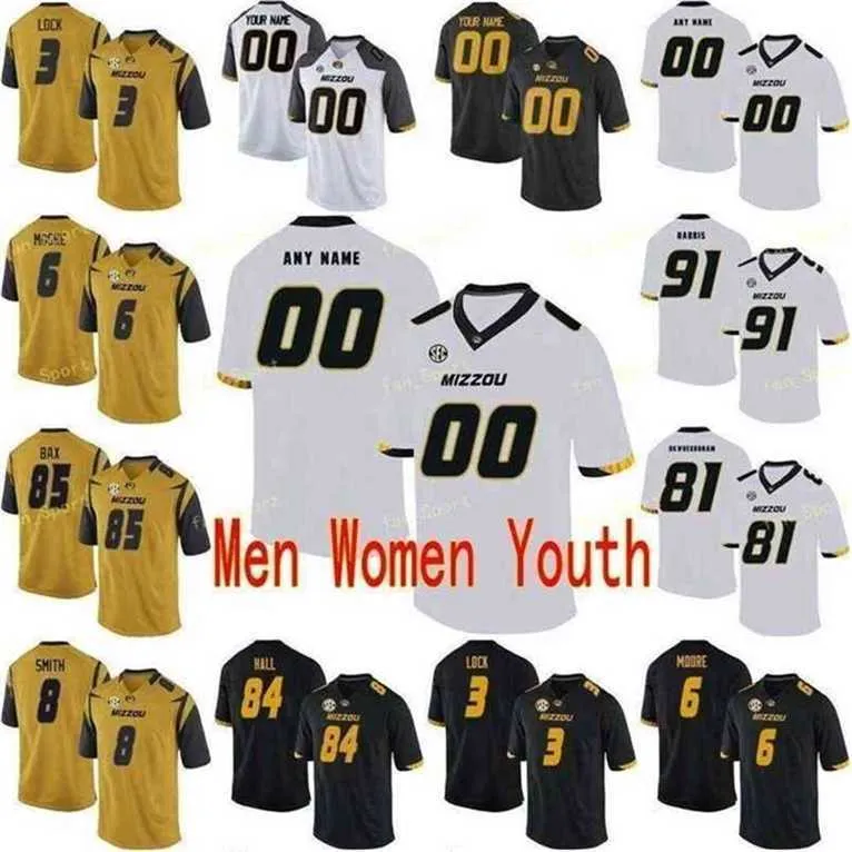 SJ NCAA College Jerseys Missouri Tigers 13 Kam Scott 14 Dominic Gicinto 16 Damarea Crockett 17 Richaud Floyd Custom Football Stitched