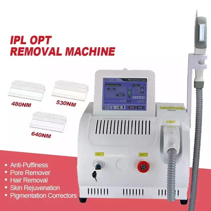 Ce IPL-Haarentfernungs-RF-Ausrüstung Neue tragbare schmerzlose, intensiv gepulste Licht-Faltenlaser-Apparatur, gepulste Hautmaschine