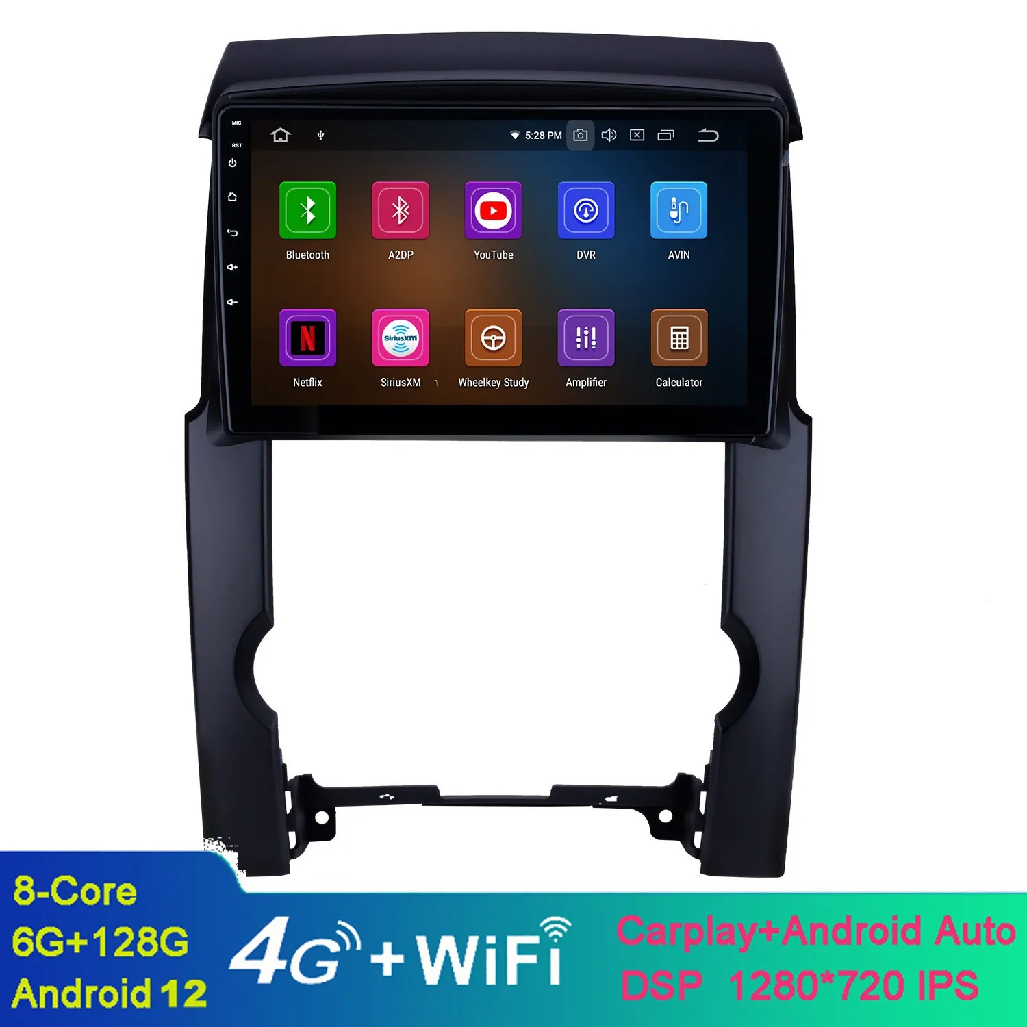 9 Inch Android Car Video Stereo for 2012-2018 Mitsubishi Mirage with WIFI Steering Wheel Control OBD2 Rearview camera TV