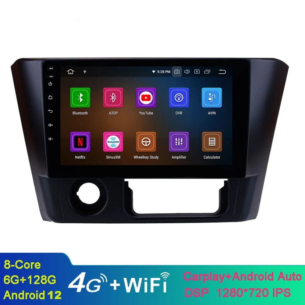 Unità principale video per auto touchscreen Android HD da 9 pollici per Mitsubishi Lancer 2014-2016 con navigazione GPS Bluetooth Supporto WIFI DVR SWC