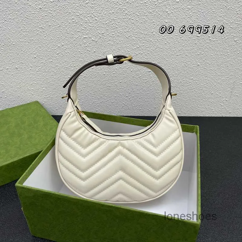 이브닝 가방 패션 토트 디자이너 가방 여성 핸드백 Marmont Half Moon Bashing Bag Leather Letters Luxury Ladies 핸드백 지갑 2023 ORI