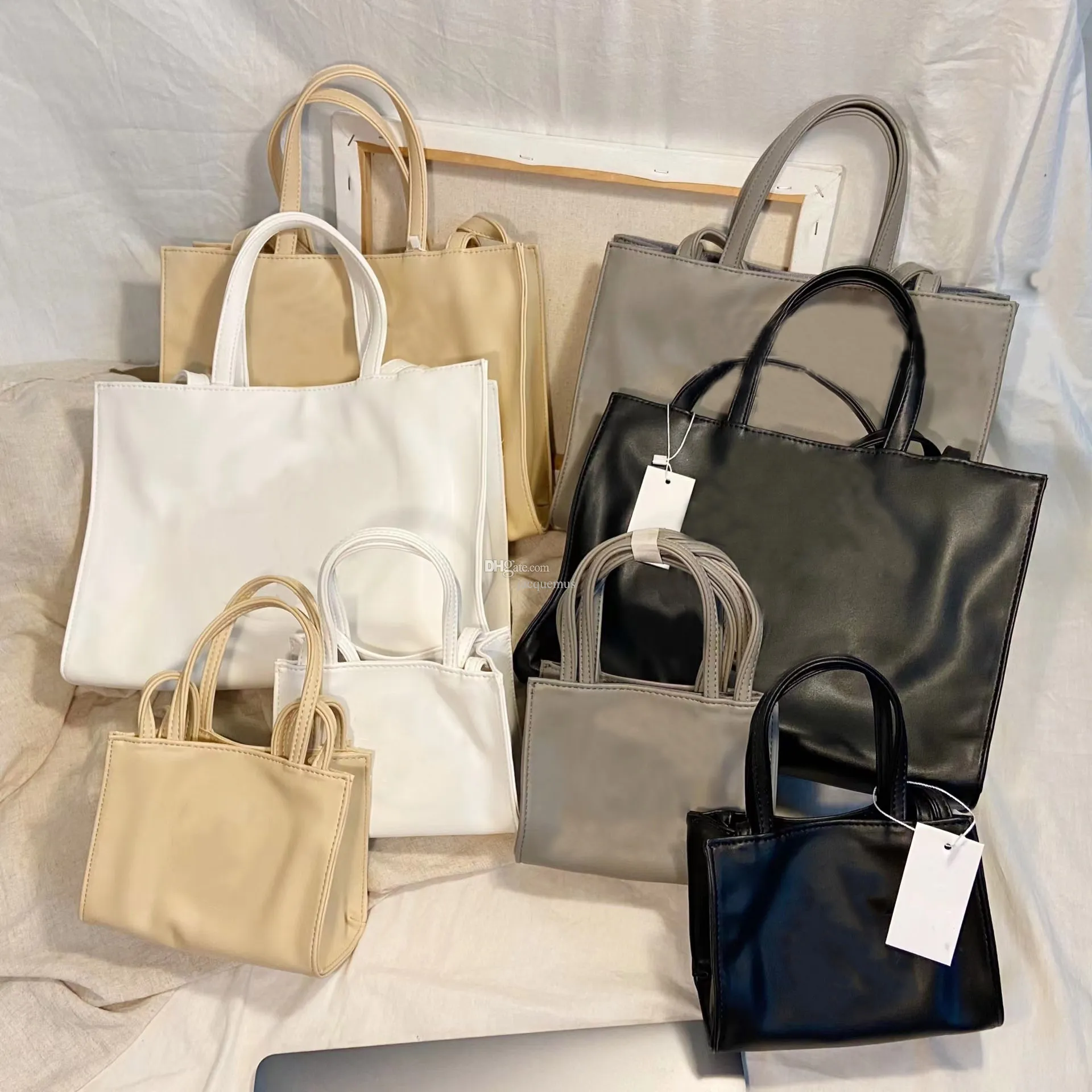 Najlepszy projektant 3 rozmiar Telfars torebki na ramię mini torby kobiety torebka miękka skórzana crossbody luksusowe modne zakupy różowe białe torba torby