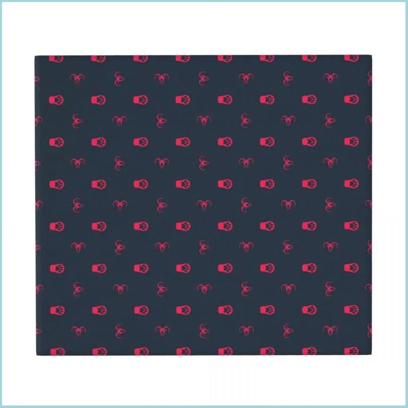 Tapis de séchage Tapis de séchage Rose et têtes de chèvre Titulaire d'insation thermique Coupe de plat Drainage Pad Ustensiles de cuisine Drop Livraison 2021 Home Garden Kitch Dhgkt